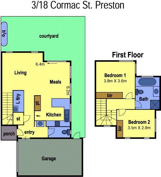 PRESTIGE, STYLE AND SUNFILLED COURTYARD