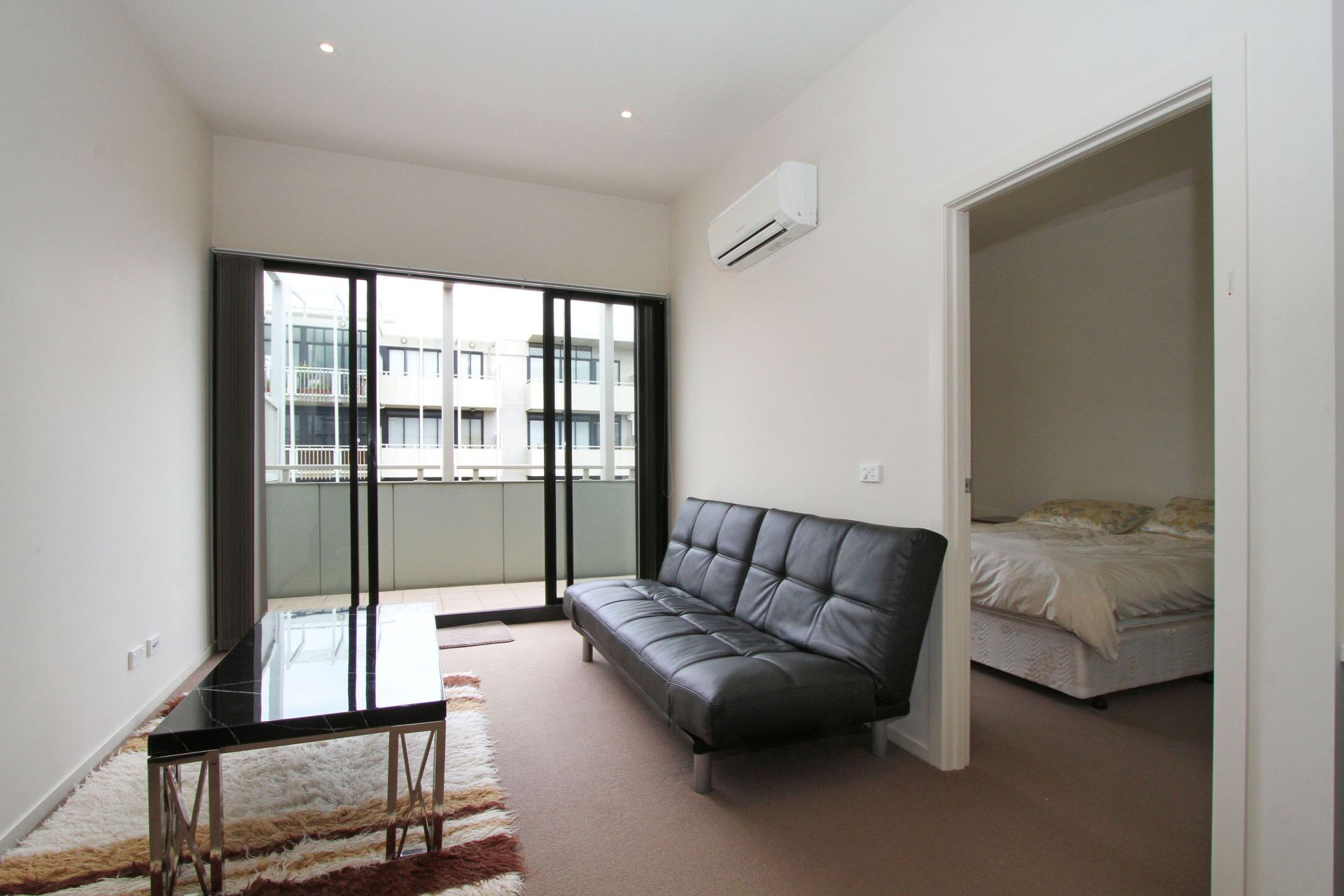 Partly Furnished Apartment with Balcony