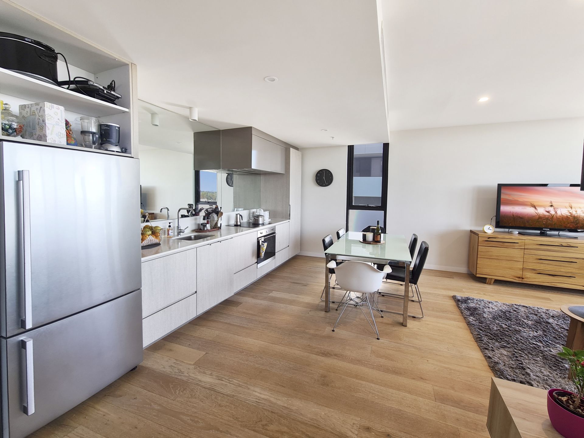 Spacious and light filled living at The Marque