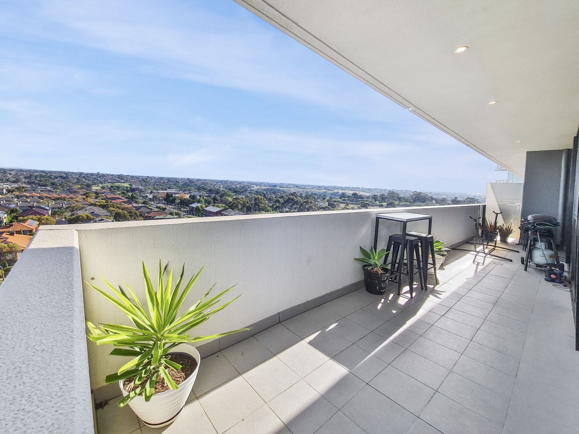 Spacious and light filled living at The Marque