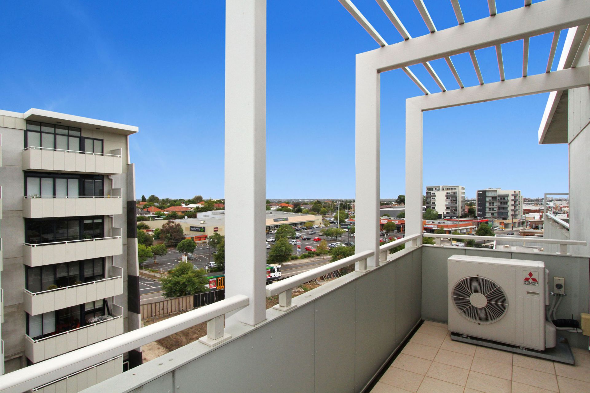 Partly Furnished Apartment with Balcony