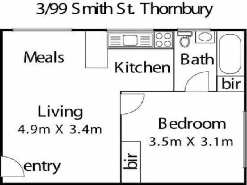 One Bedroom Apartment In The Hart Of Thornbury