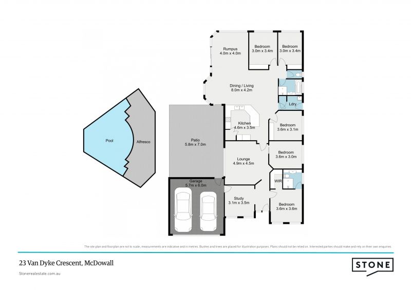Spacious lowset perched on an elevated block