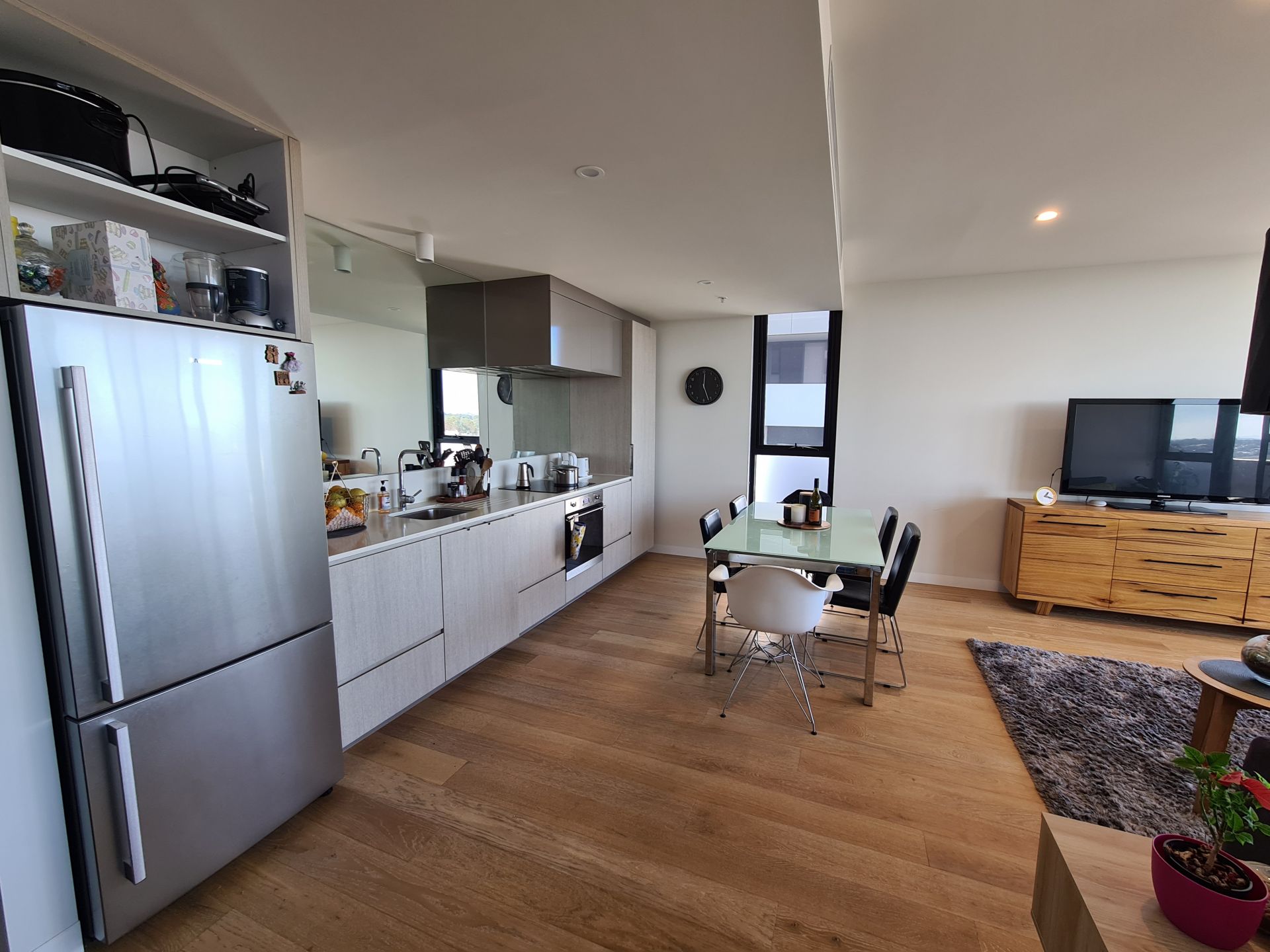 Spacious and light filled living at The Marque