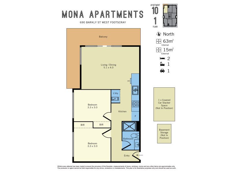 10/690 Barkly Street - Mona Apartments, West Footscray - Thumbnail 7