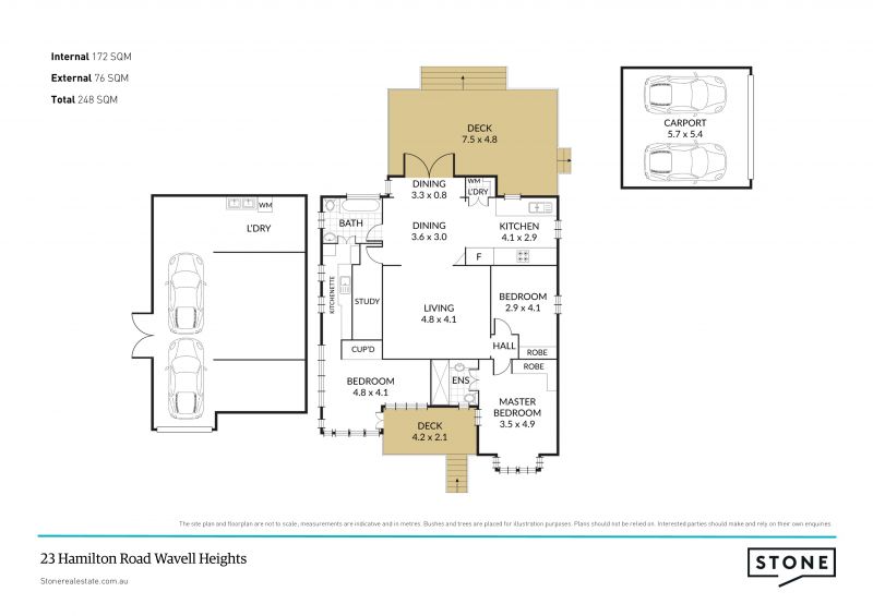 Entry level with a self contained granny flat!