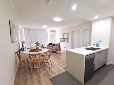 Nearly Brand New 3 Bed 2 Bath Apartment plus Study with new timber flooring