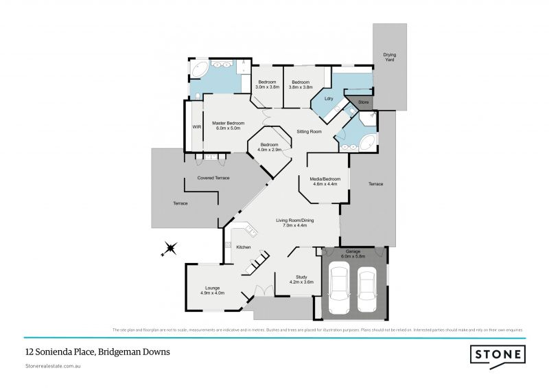 Magnificent open plan lowset