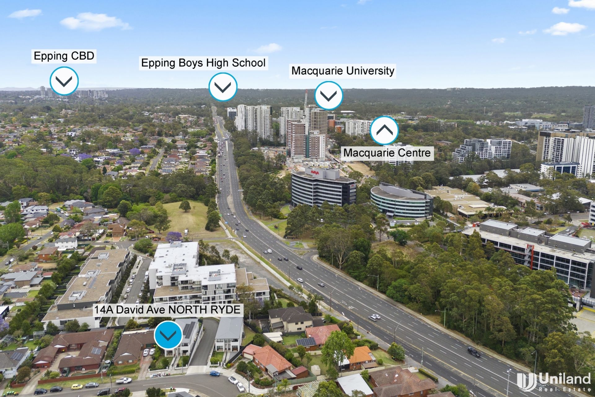 14A David Avenue, North Ryde Uniland Real Estate