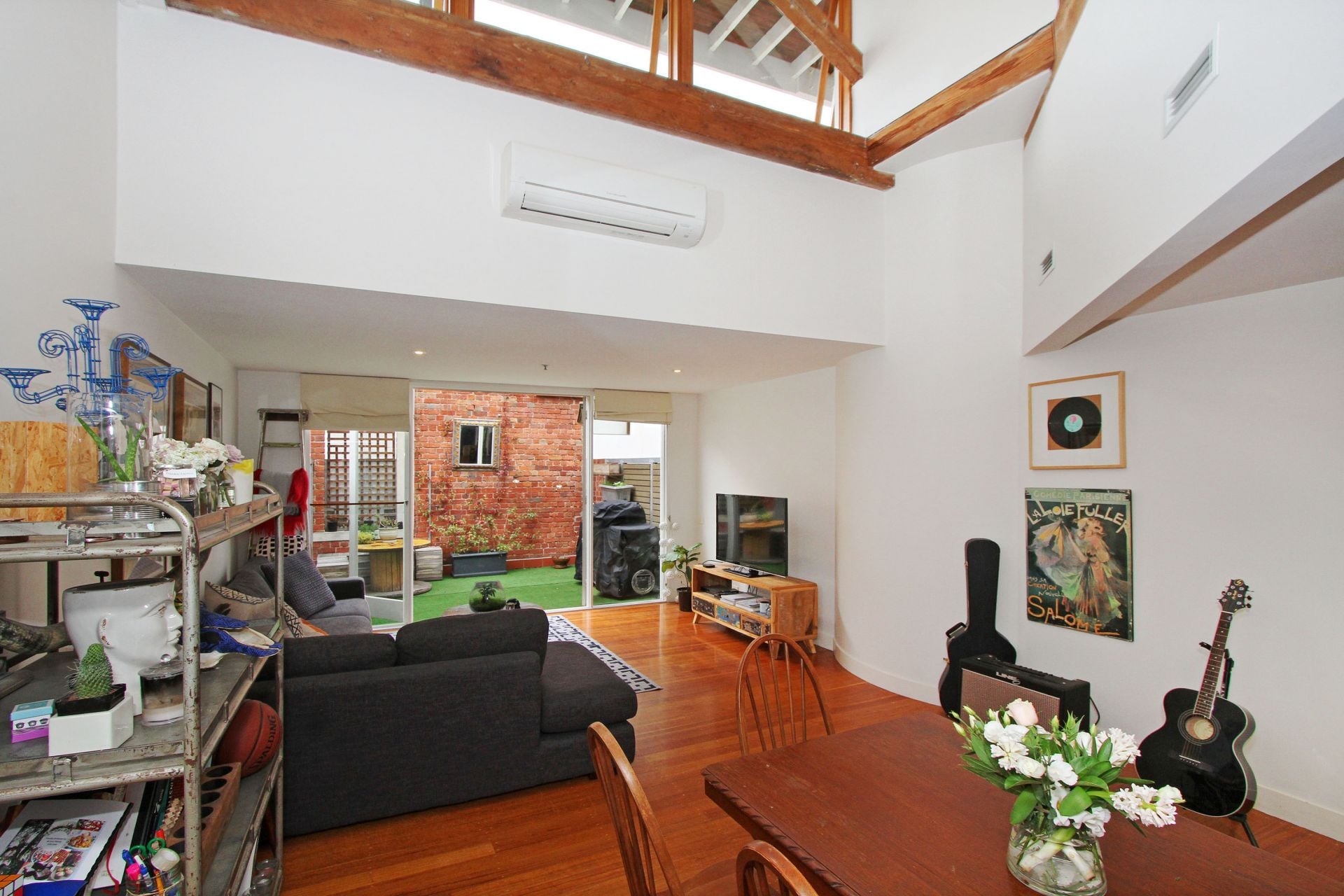 Warehouse living over three levels
