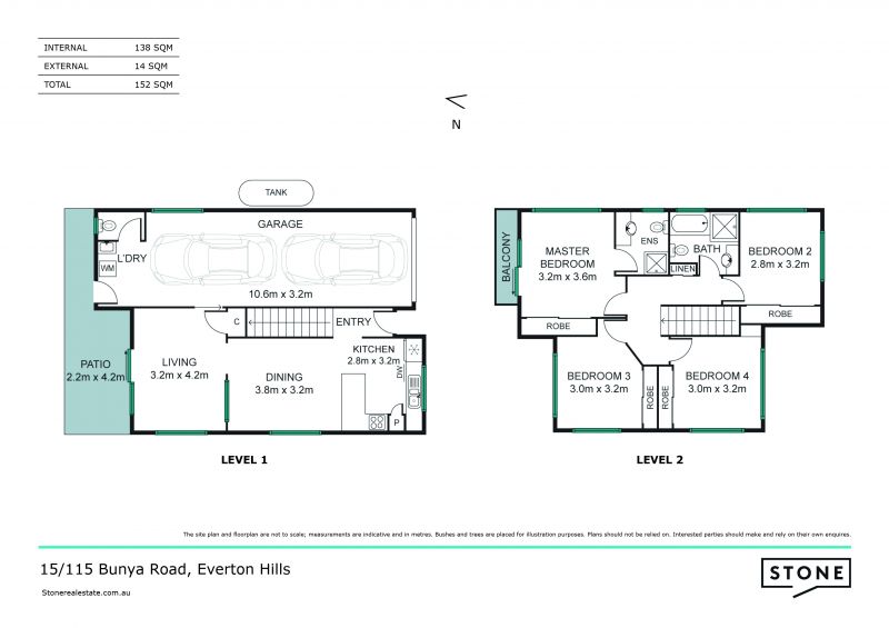 Private & spacious freestanding townhouse