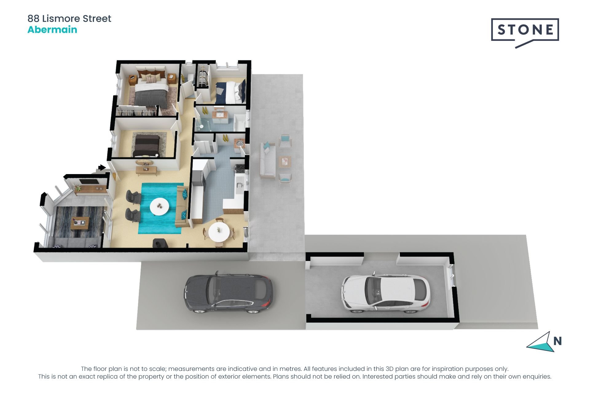 Superb light filled living