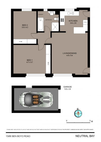 15/66 Ben Boyd Road NEUTRAL BAY NSW, Bay - Thumbnail 8