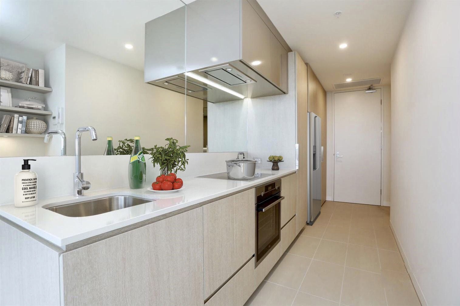 Spacious and light filled living at The Marque