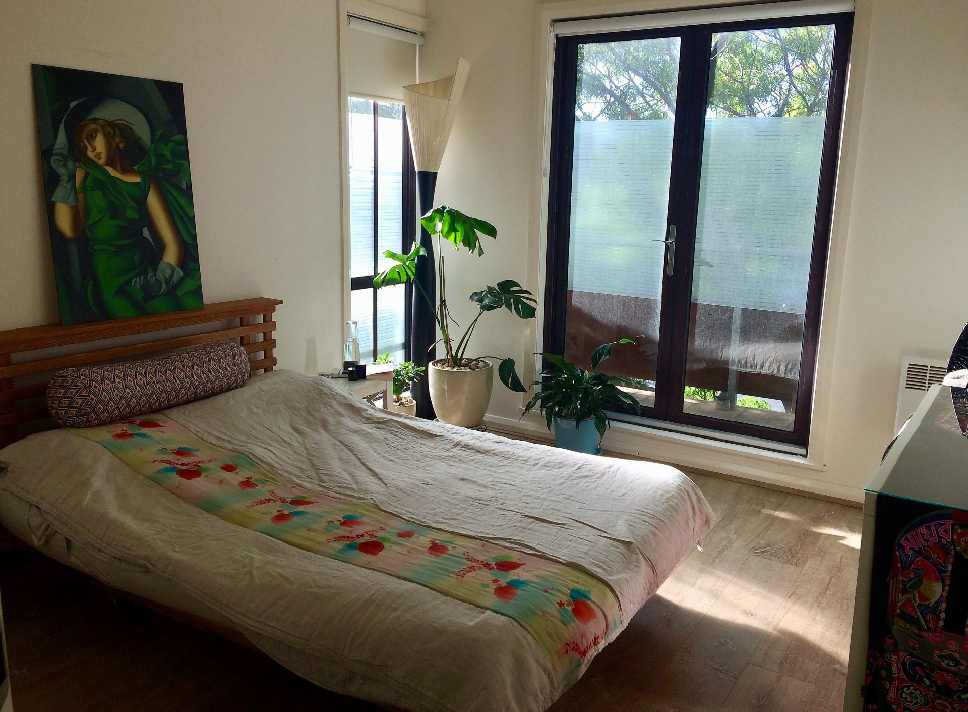 Expansive living area and two balconies!