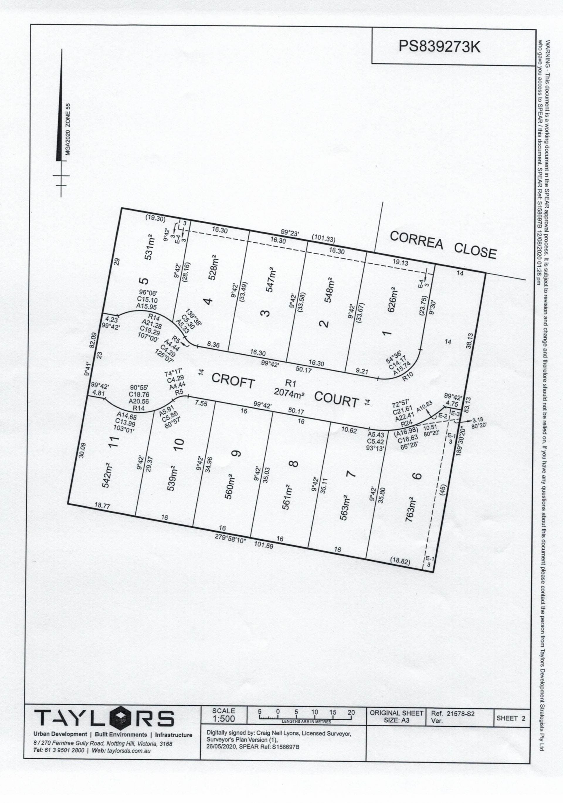 Lot 1-11 Croft Court / Off Correa Close BENALLA, Benalla - Image 1
