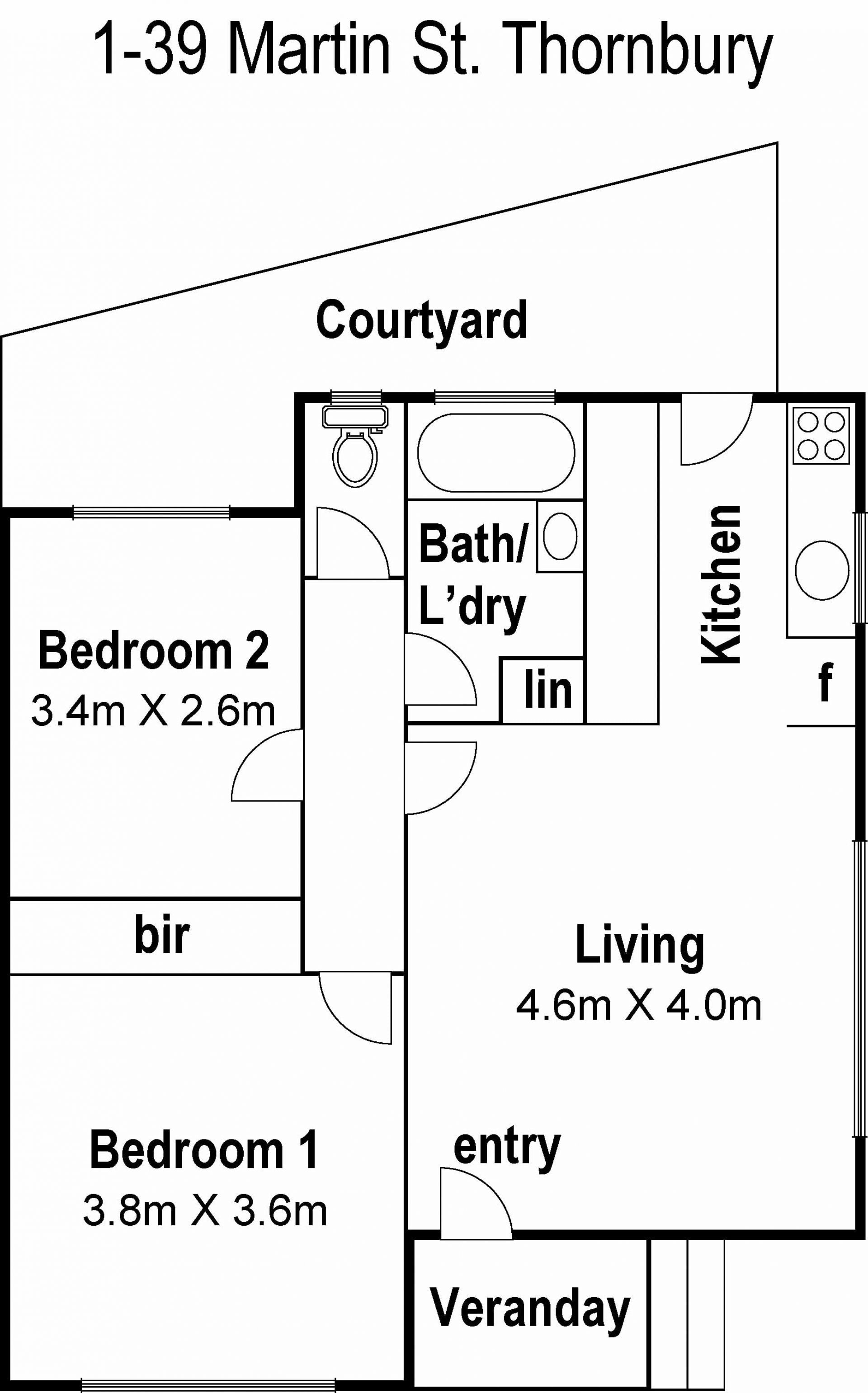 Sensational 2 Bedroom Unit