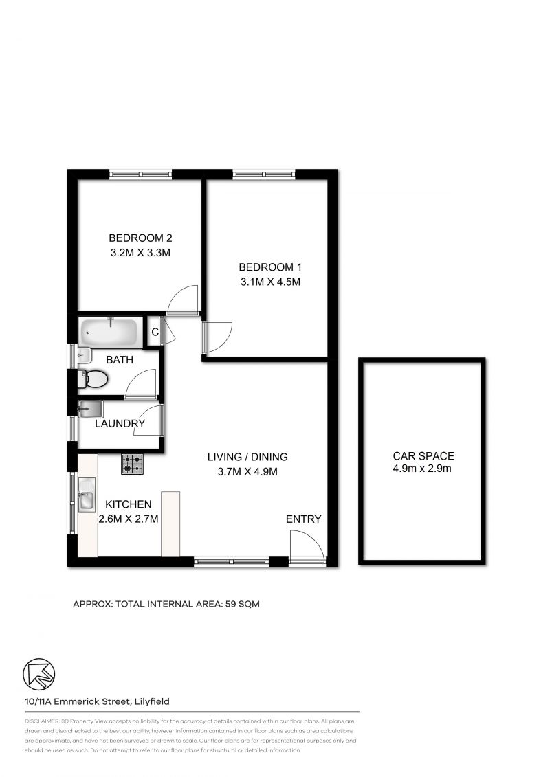 SOLD - Potential-Packed Top Floor Apartment with City Views