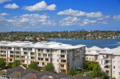 Space and style with a stunning district vista