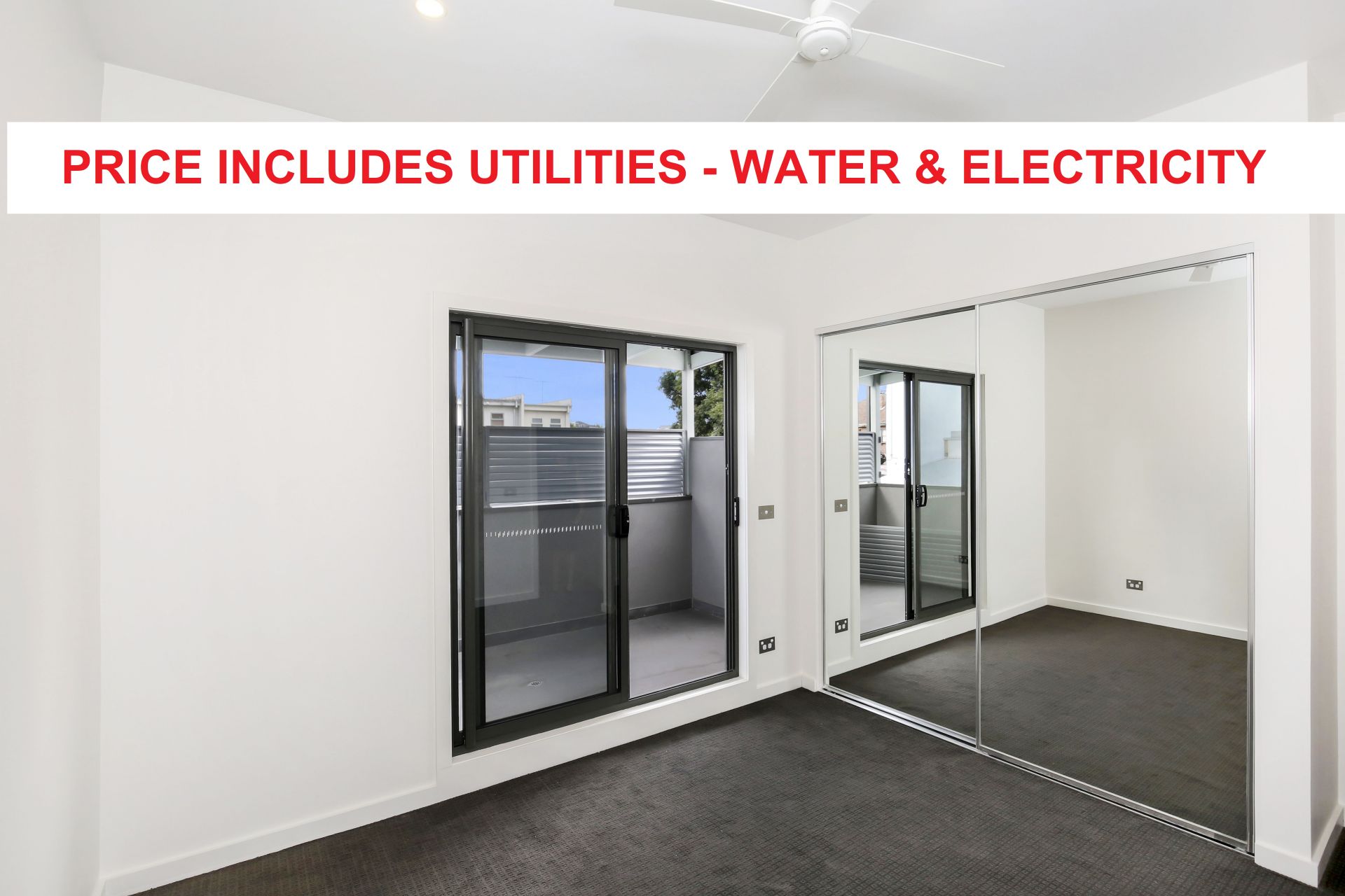 Central Two Bedroom Apartment (INCLUDES ELECTRICITY & WATER)