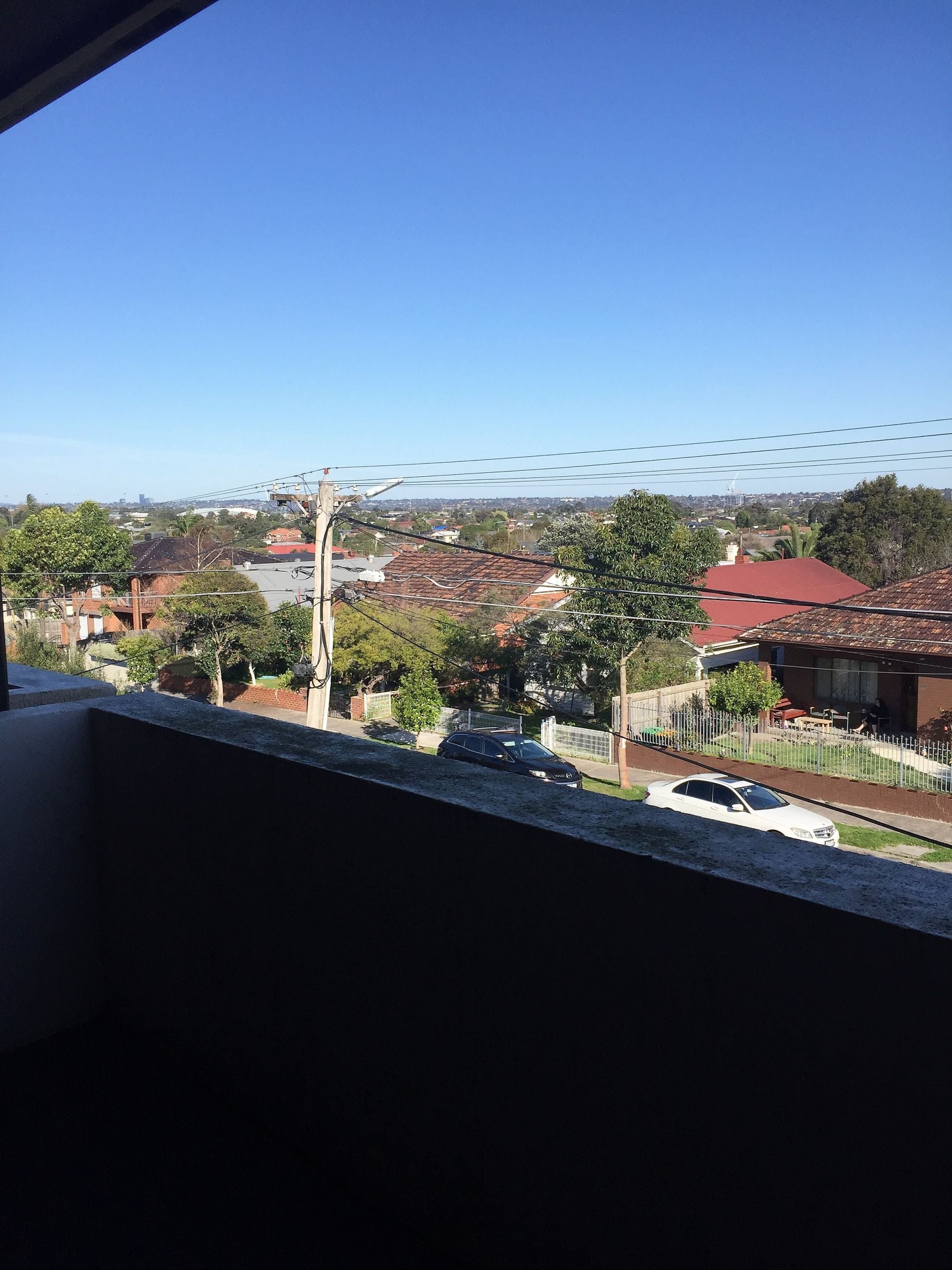 Large Balcony with City Views