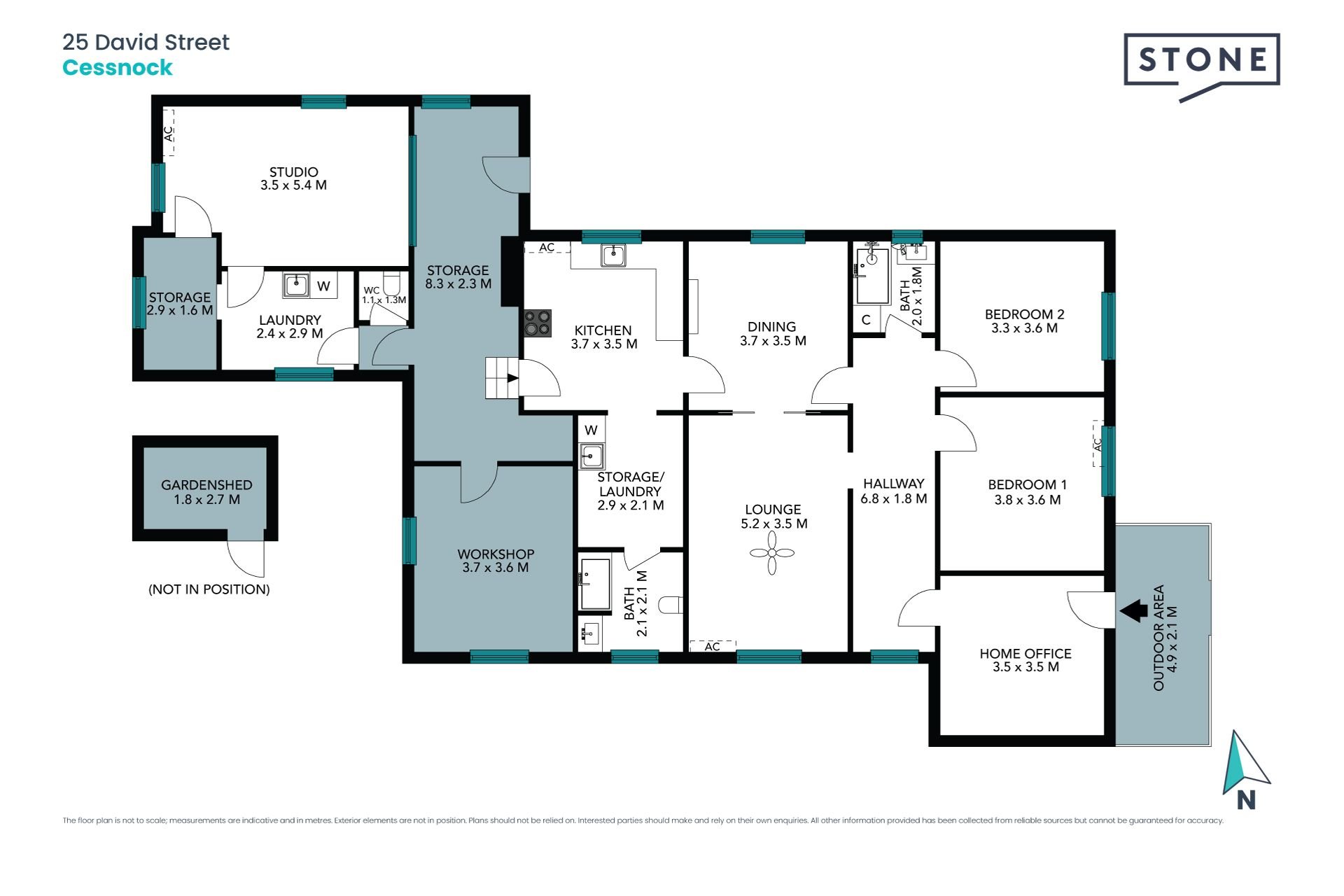 Centrally located sanctuary – ready for updates