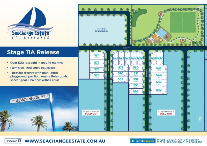 577 Seachange Estate, St Leonards Neville Richards Real Estate