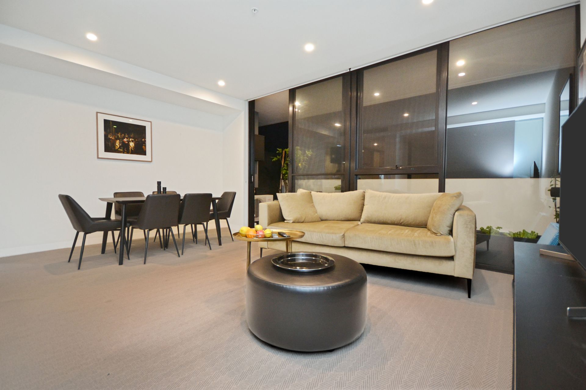 Spacious and light filled living at The Marque