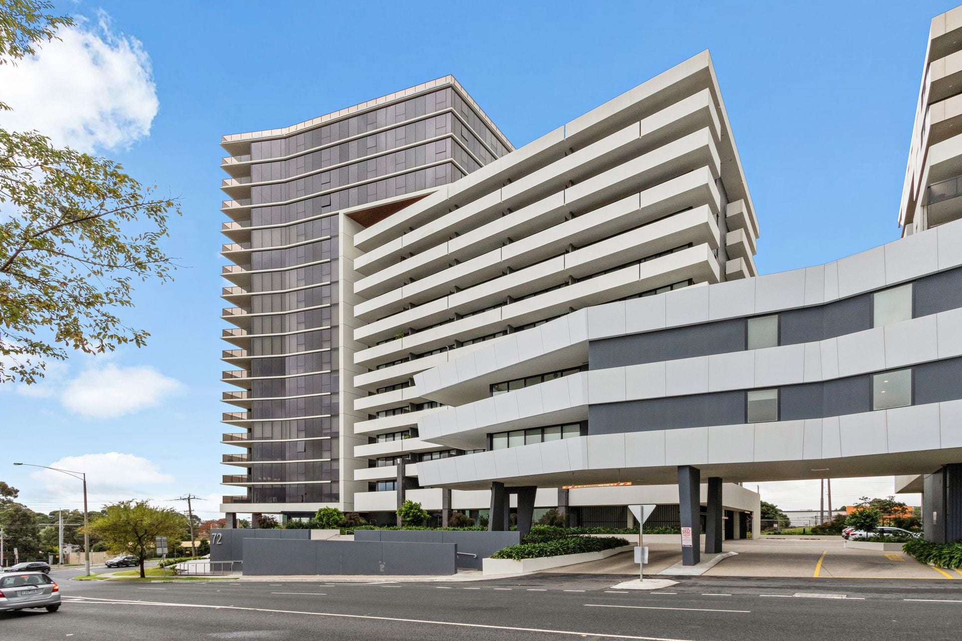 Spacious and light filled living at The Marque
