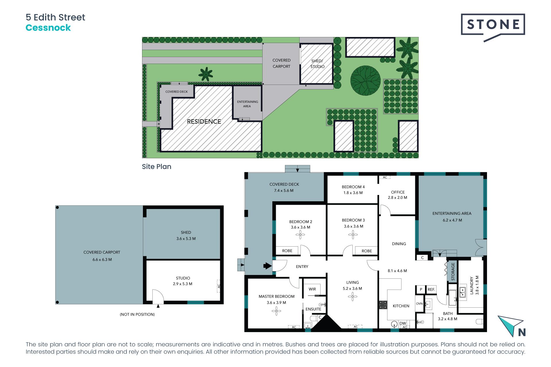 Federation stunner with 1 bedroom studio!