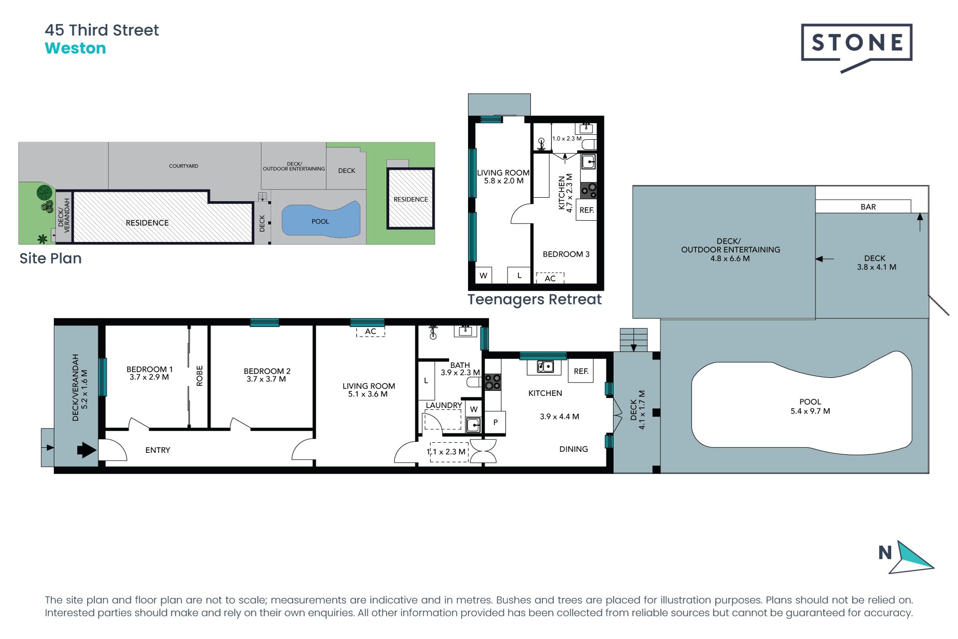 Stunning poolside retreat with self contained flat