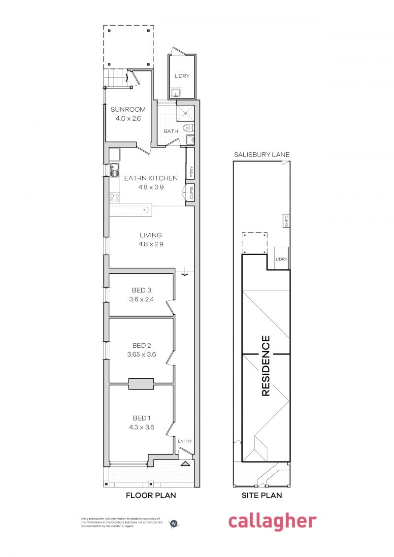 Position, Size and Potential in a Solid Period Semi