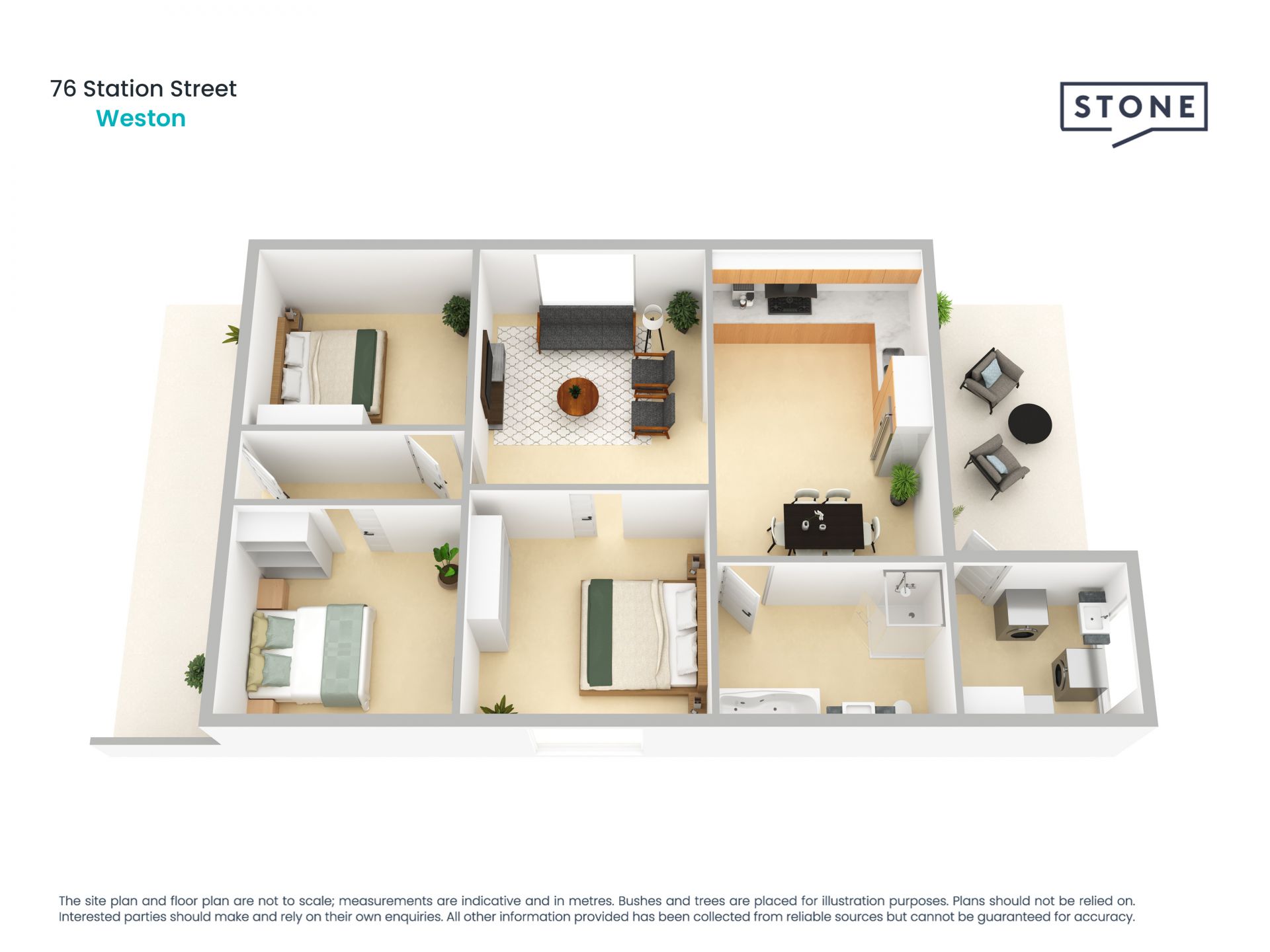 Perfectly located garden oasis