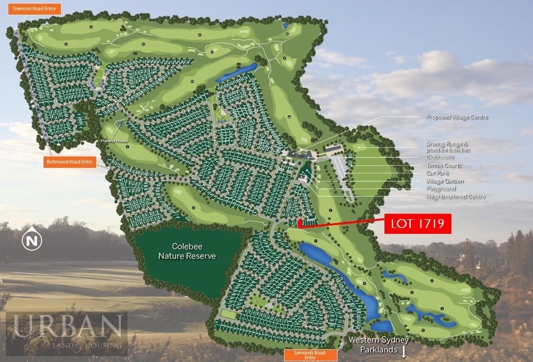 Colebee Lot 1719 Proposed Road | Stonecutters Ridge