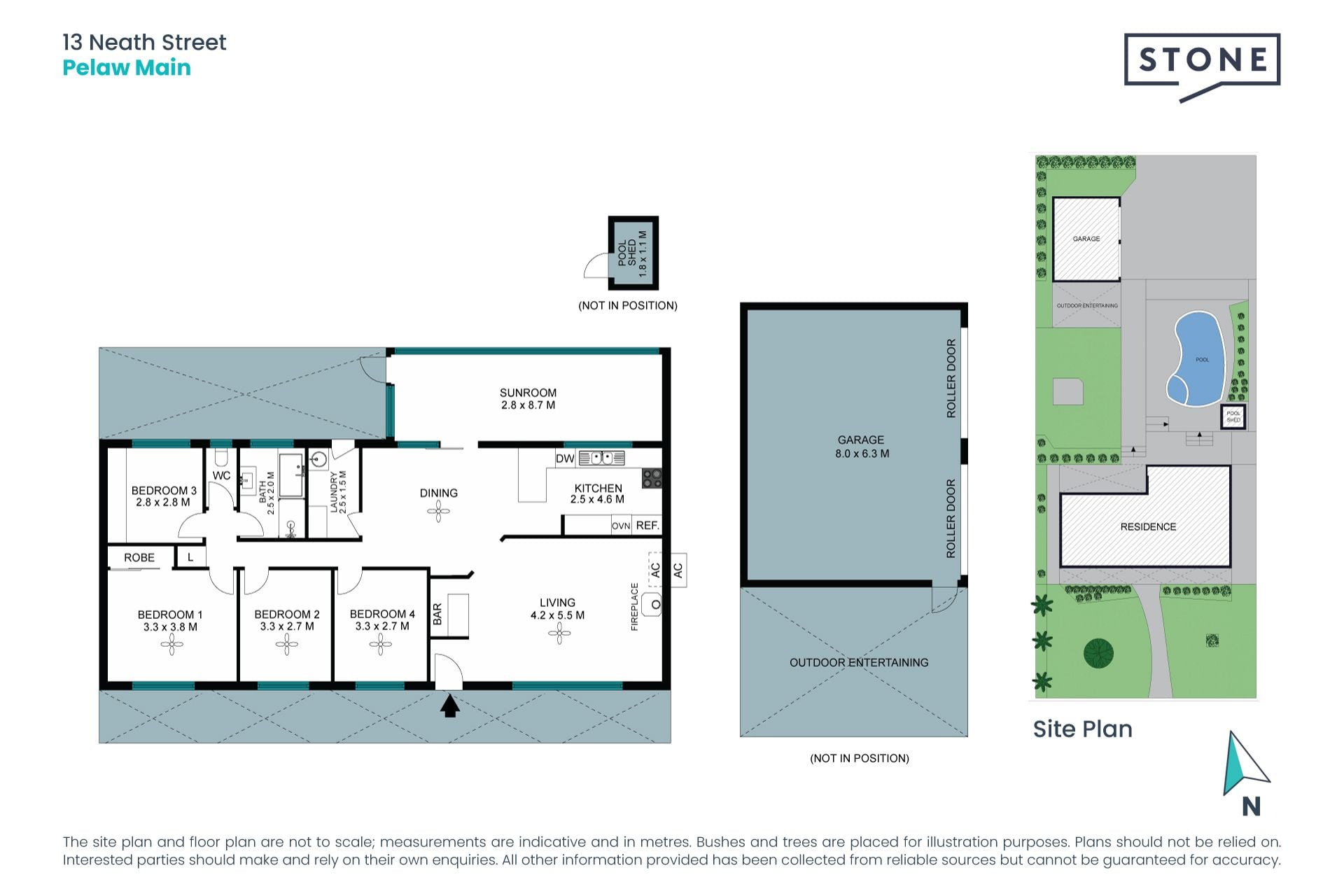 Beautifully maintained 4 beds, 8x6.3m garage