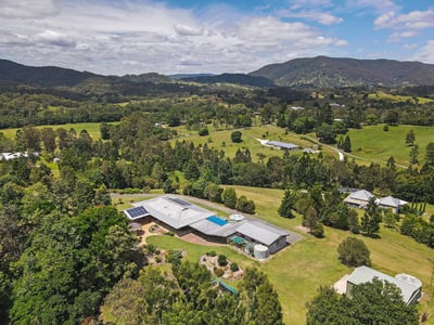 Secluded Acreage Haven with picture perfect mountain backdrop