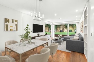 GENEROUS LIGHT-FILLED FULL BRICK SEMI IN A QUIET LEAFY CUL-DE-SAC