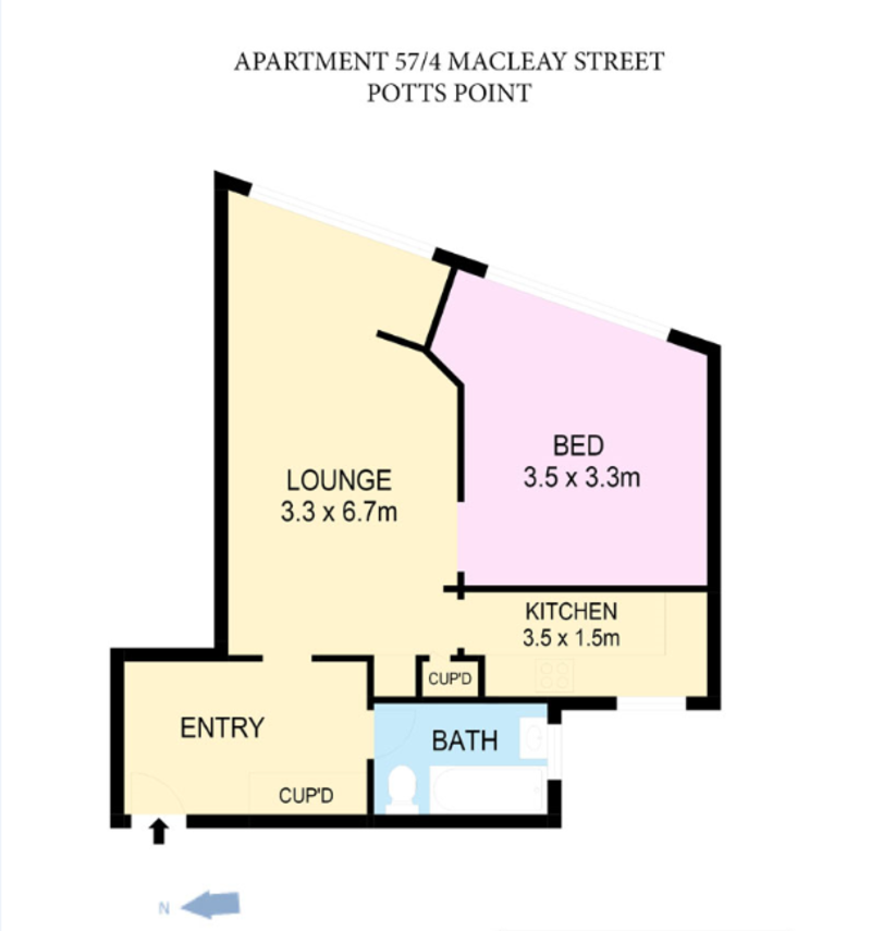 Real Estate For Lease 57/4 Macleay Street Potts Point , NSW