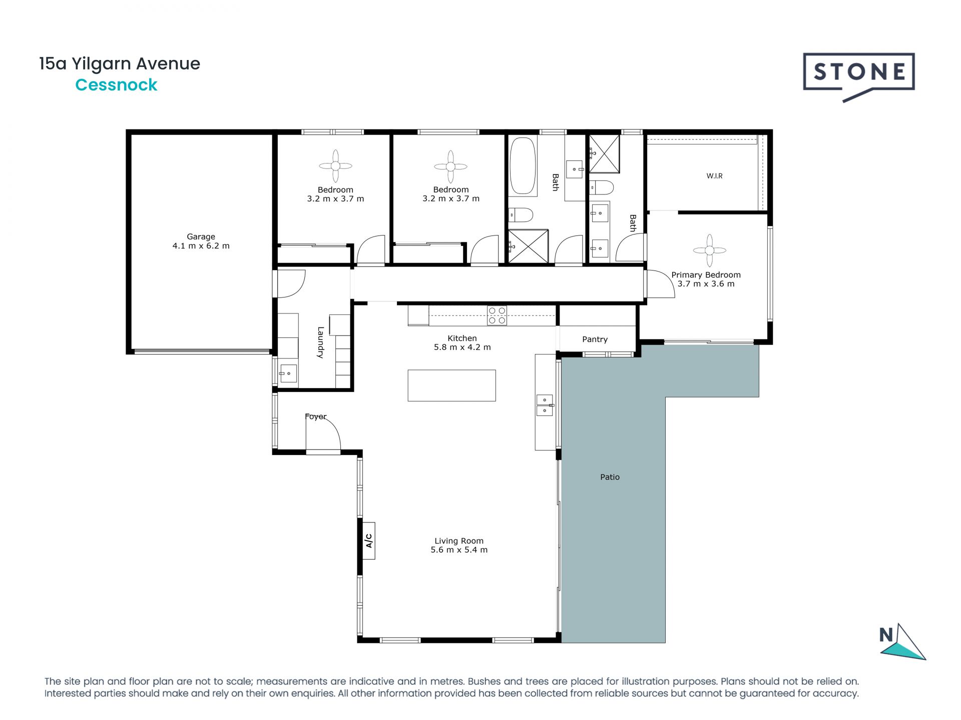 Brand new home, north facing and private access! 