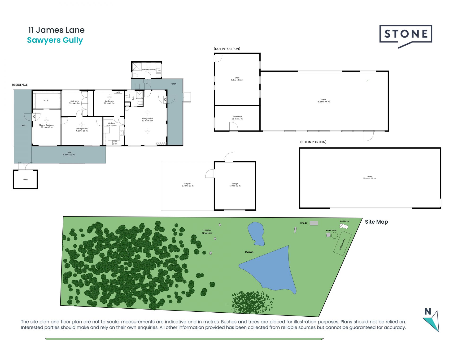 An ideal working property with 50 acres of improved rural land!