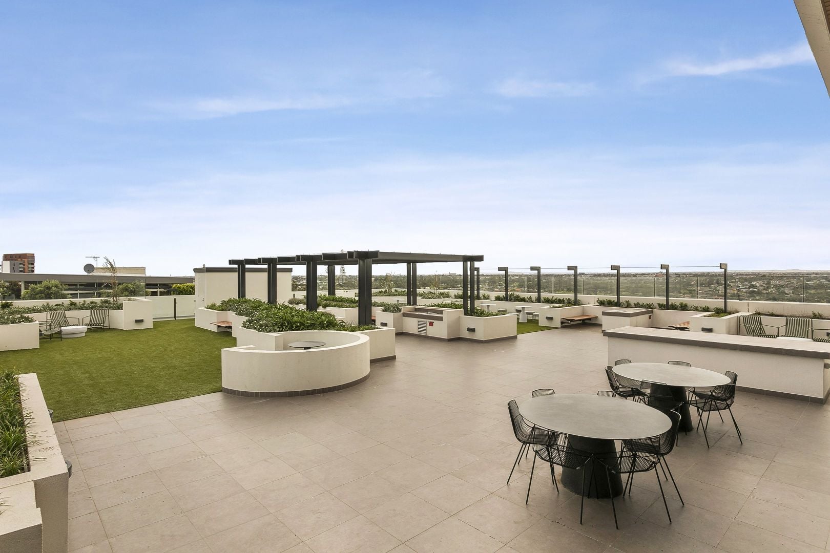 Spacious and light filled living at The Marque