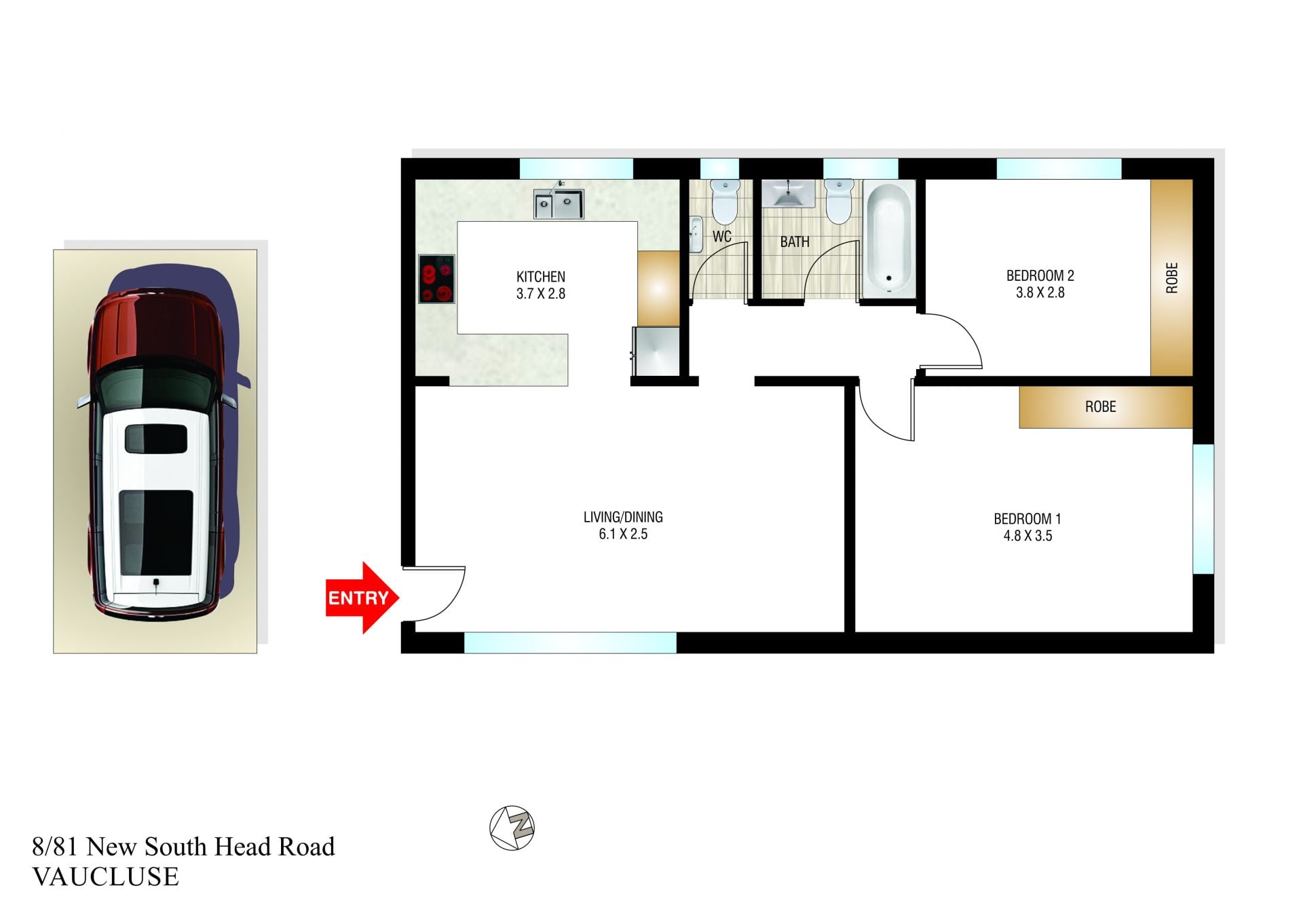 8/81 New South Head Road, Vaucluse, Vaucluse - Image 1