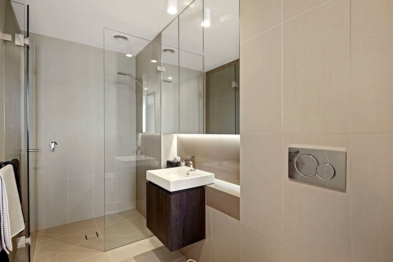 Spacious and light filled living at The Marque