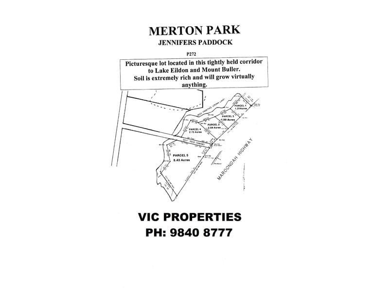  Parcel 3 Maroondah Highway, Merton VIC 3715