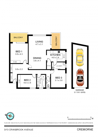 3/13 Cranbrook Avenue CREMORNE NSW, Cremorne - Thumbnail 8