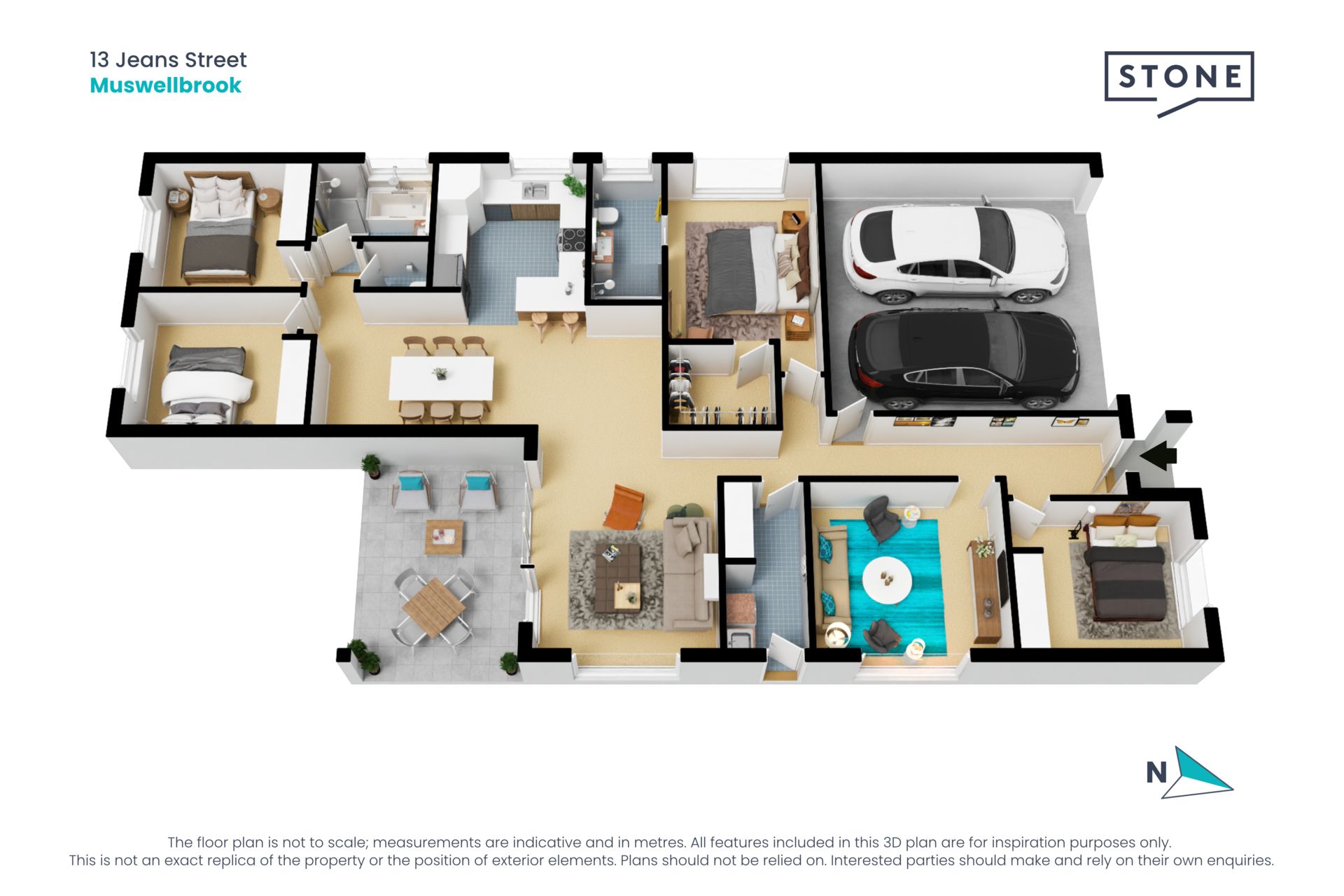 Dazzling modern four bedroom value on 640sqm