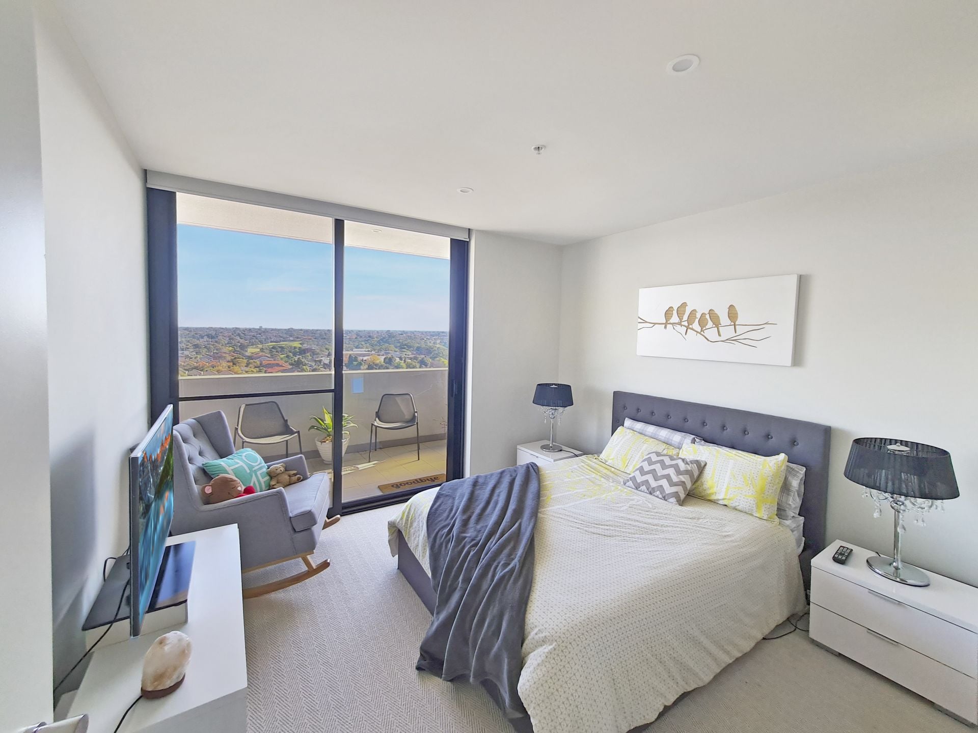 Spacious and light filled living at The Marque