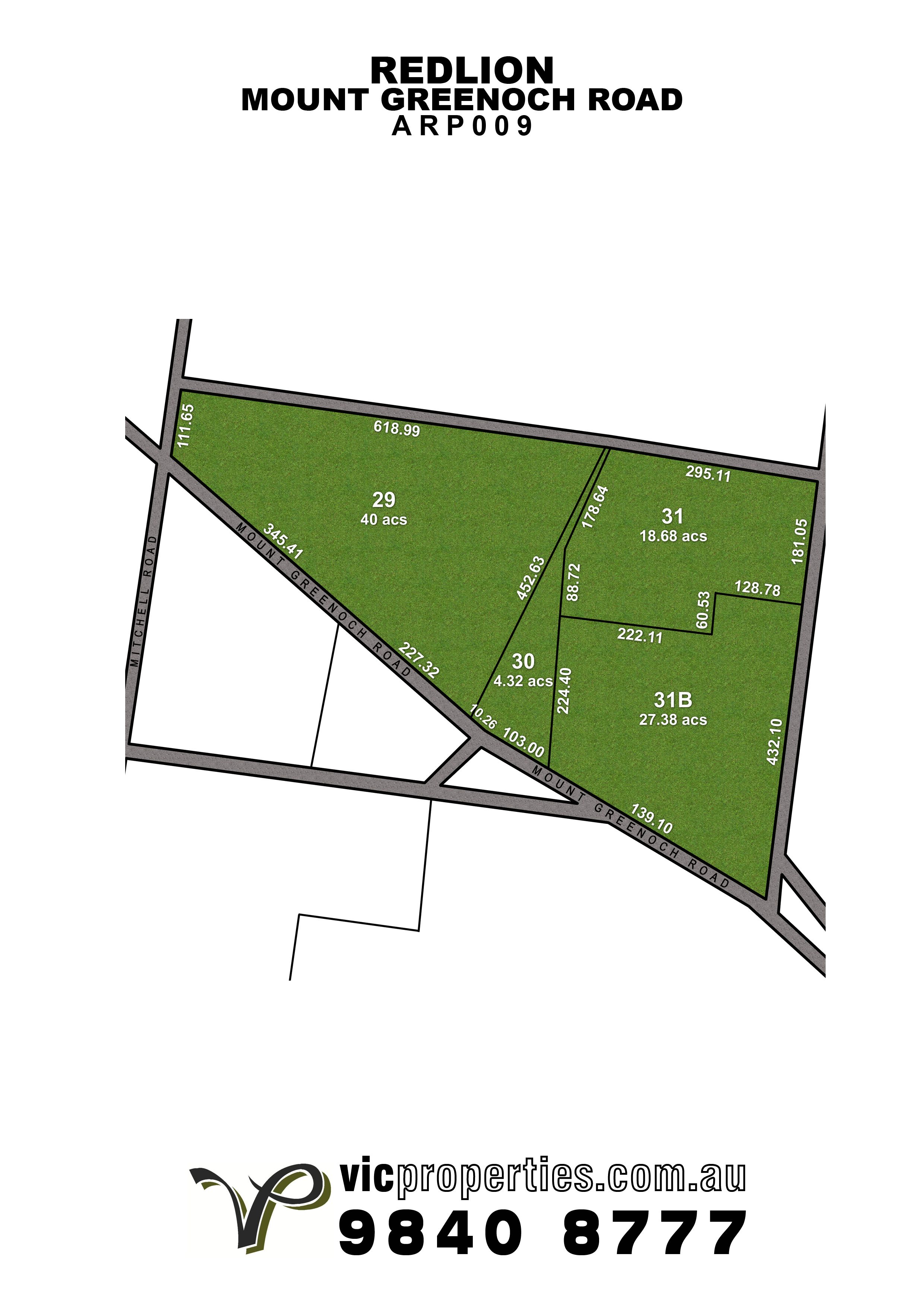 Lot 31B Mt Greenoch Road, Red Lion VIC 3371