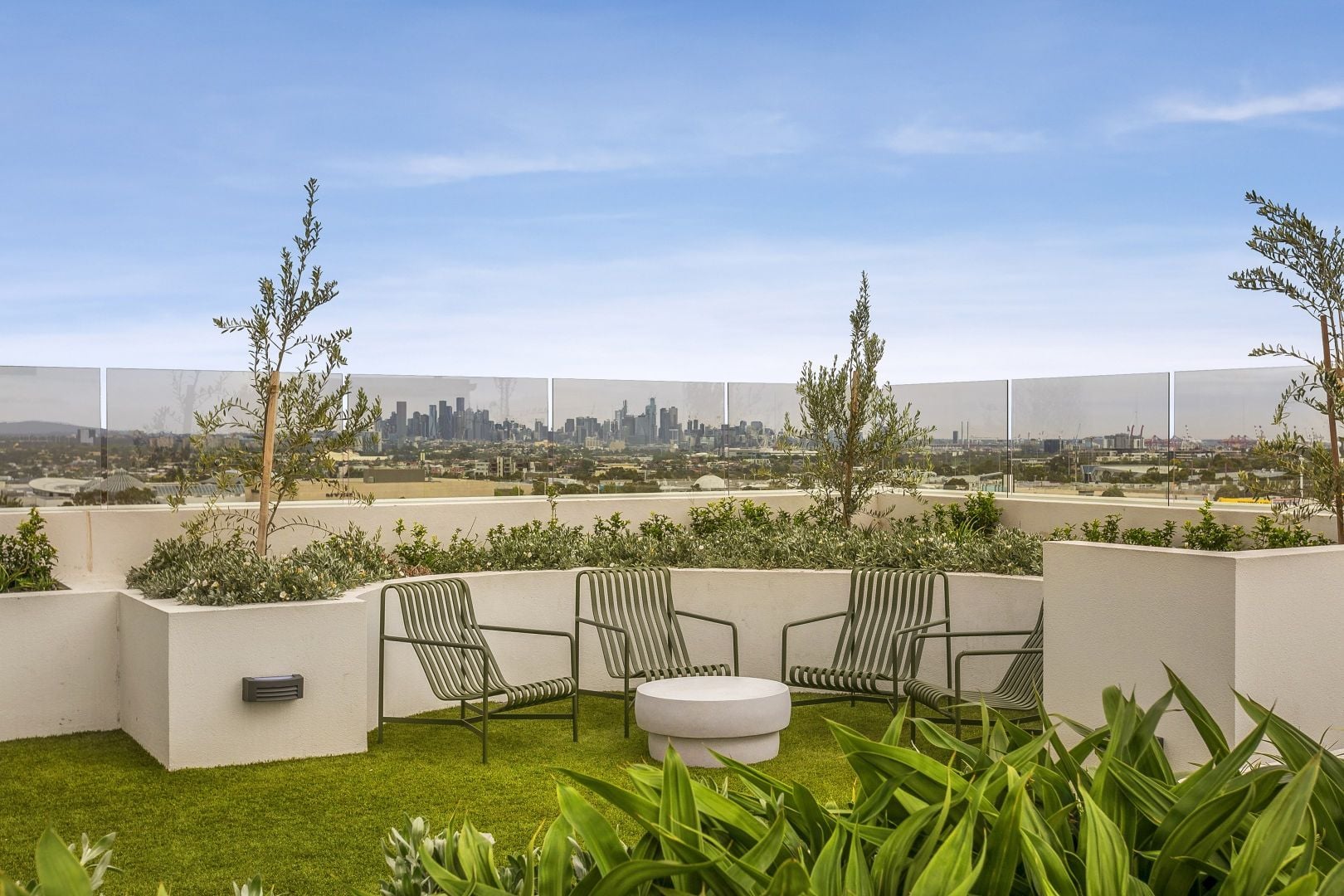 Spacious and light filled living at The Marque