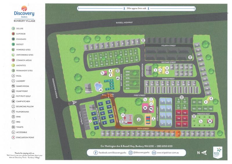 Bay 138 Discovery Parks Bunbury Usher , WA